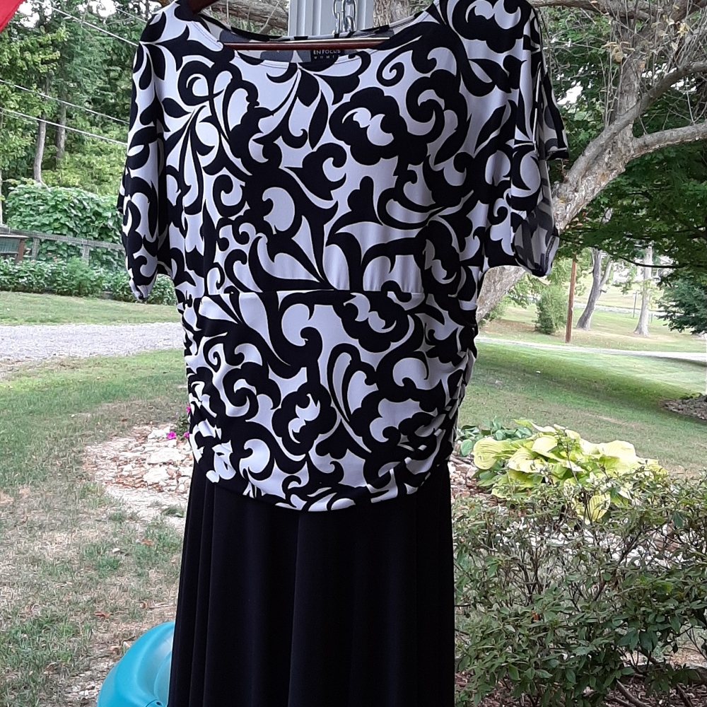 Black & white dress
